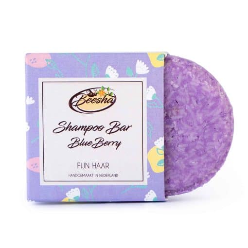 Shampoo Bar Blue Berry,fijn haar + grijs/blond haar.