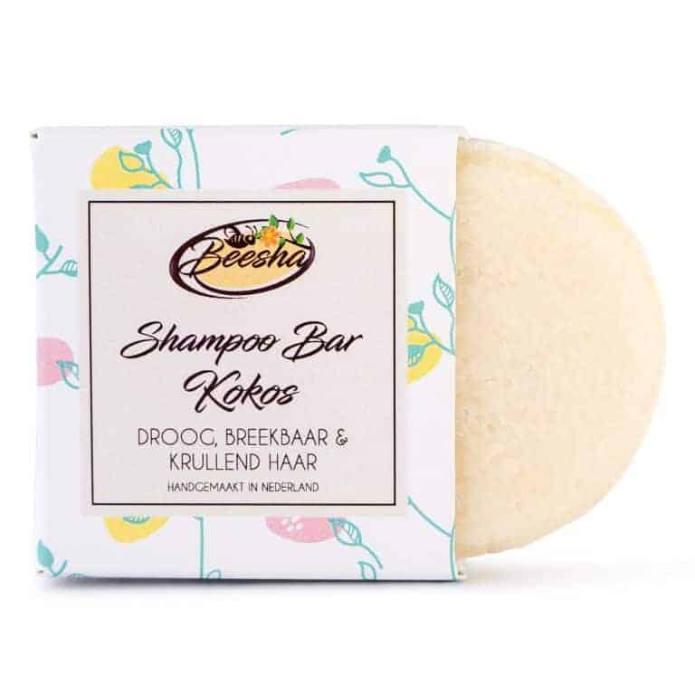 Shampoo Bar Kokos. Droog, breekbaar & krullend haar
