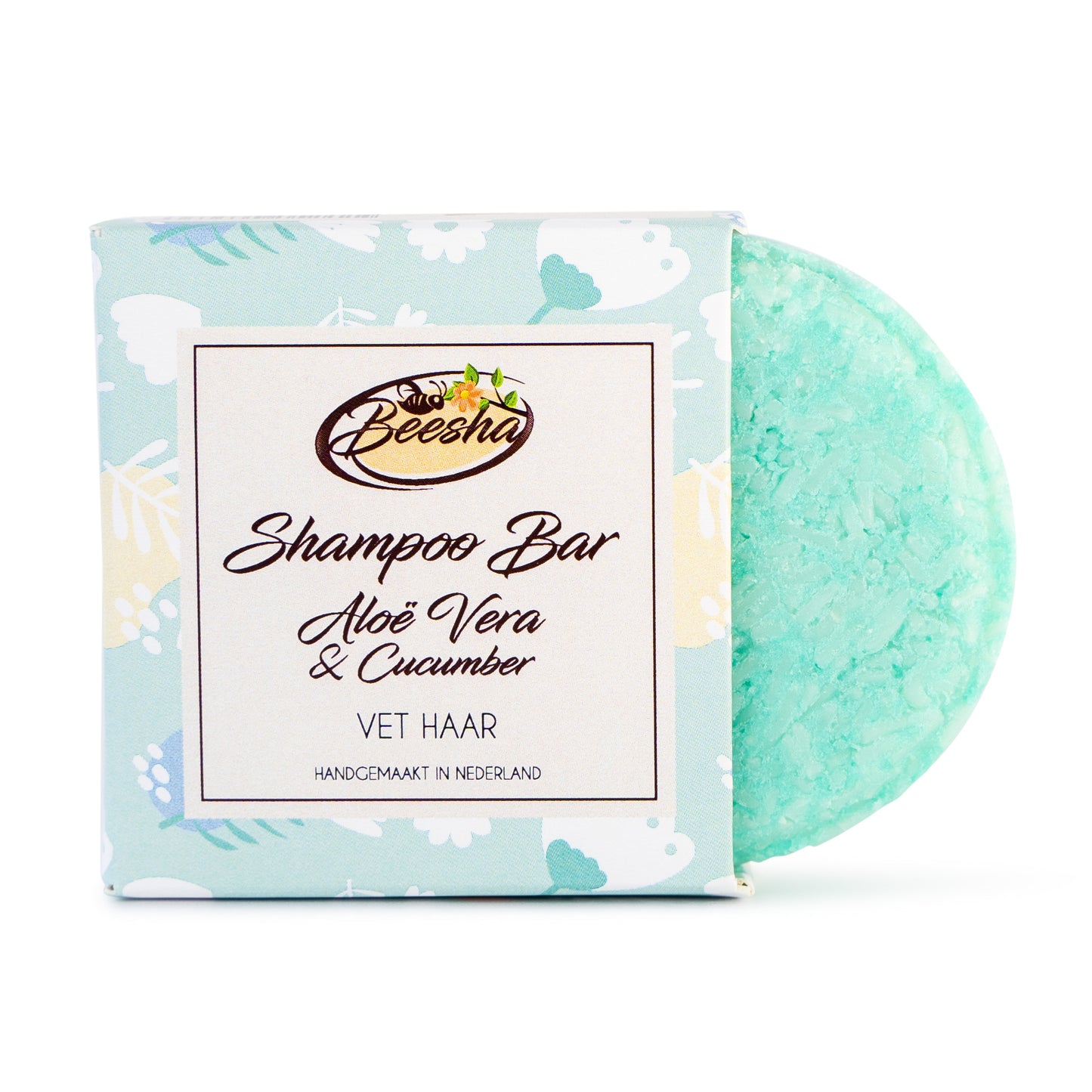 Shampoo Bar Aloë Vera & Cucumber, Vet haar