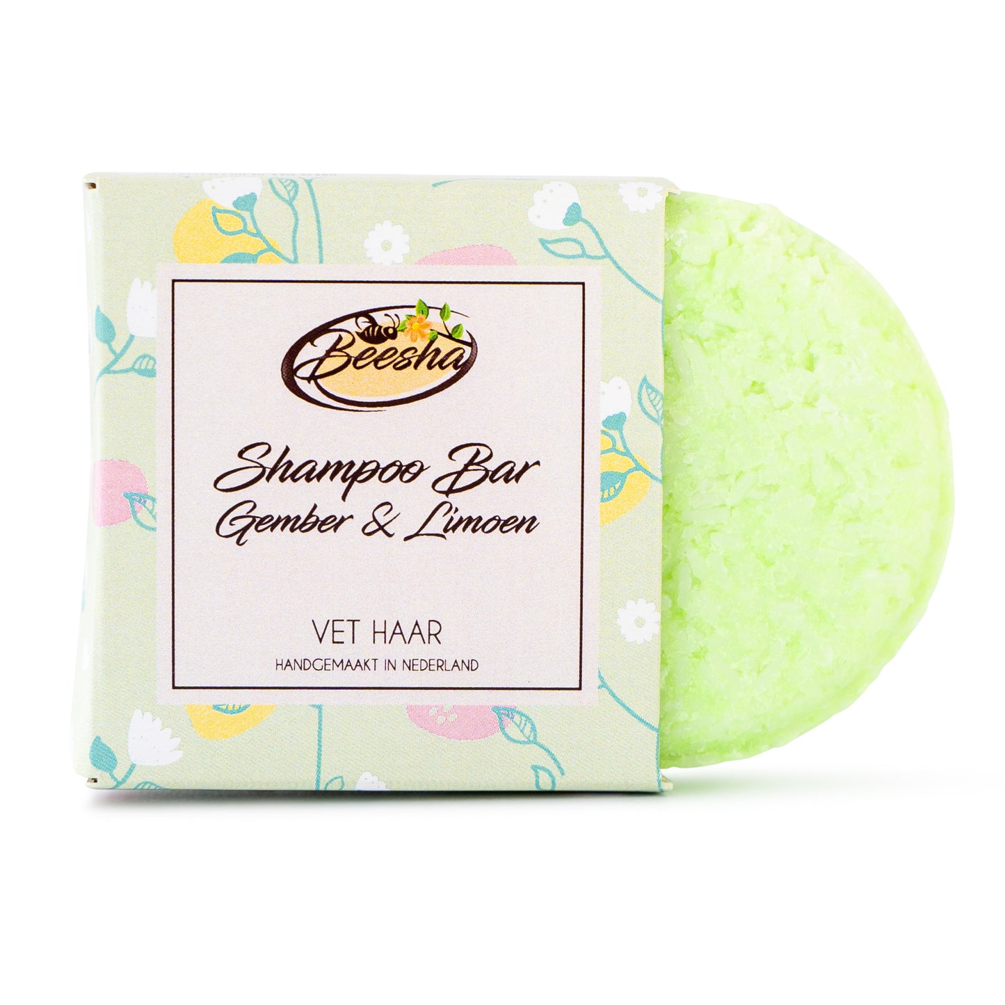 Shampoo Bar Gember & Limoen, Vet haar