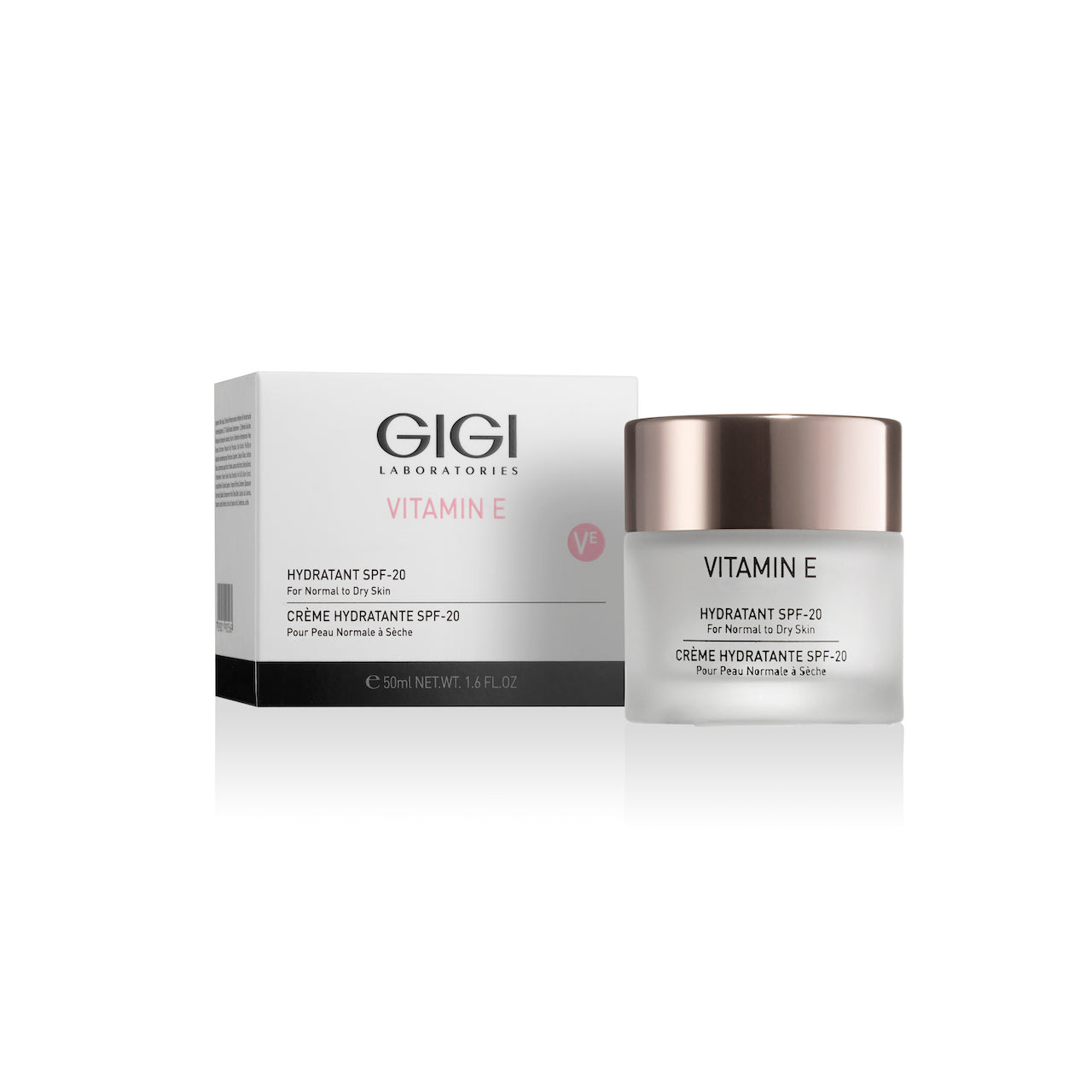 Gigi VE Hydraterende Dagcrème voor de normale tot droge huid met SPF 20.