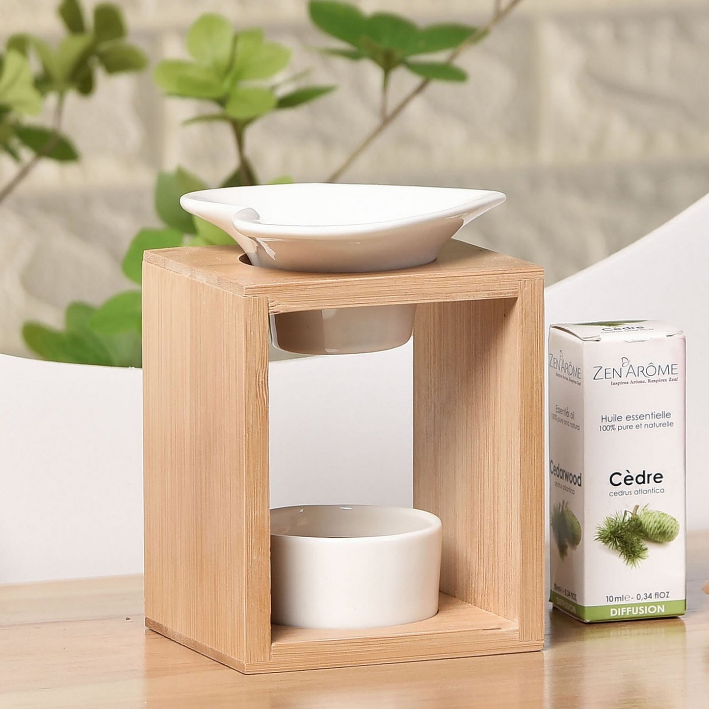 Aroma brander Bamboe hout, hartje