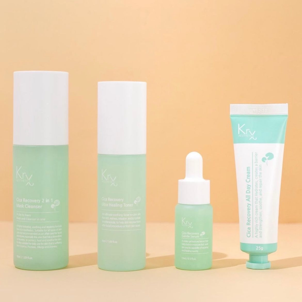 KRX Cica Recovery Skincare Set
